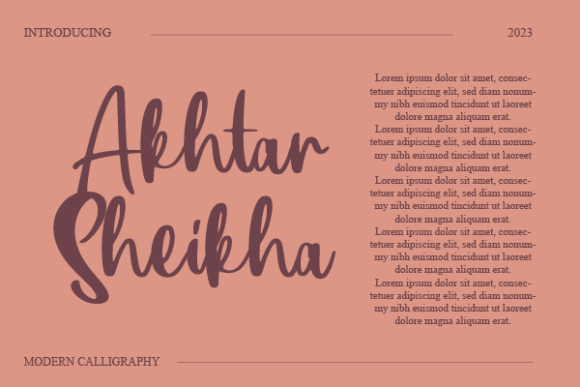 Akhtar Sheikha Font: Elevating Campaigns with Elegance and Clarity
