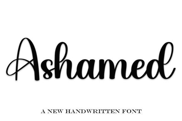 Ashamed: A Handwritten Font That Elevates Web Design