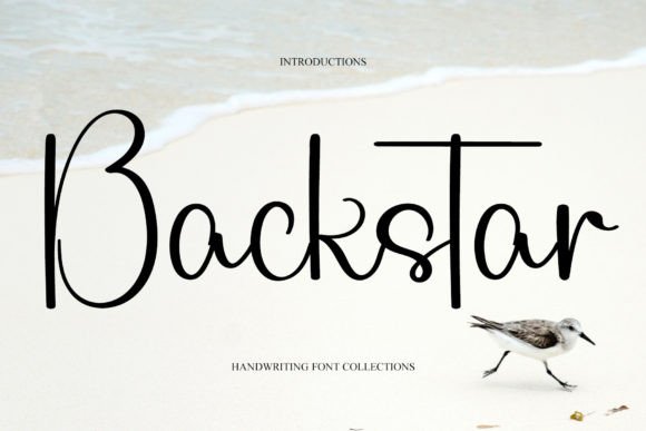 Backstar Font: A Handwritten Typeface for Editorial Elegance