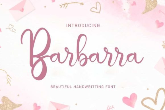 Barbarra: A Beautiful Handwritten Typeface