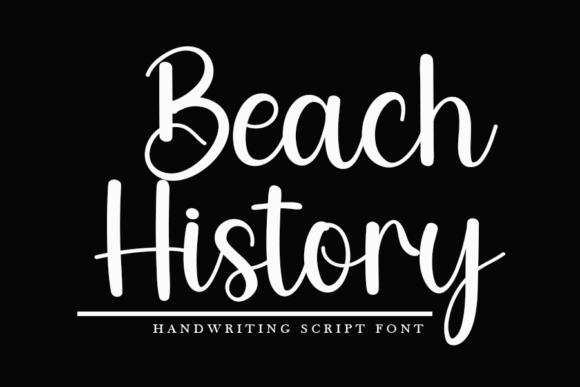 Beach History Font Review: A Handwritten Typeface for Timeless Branding