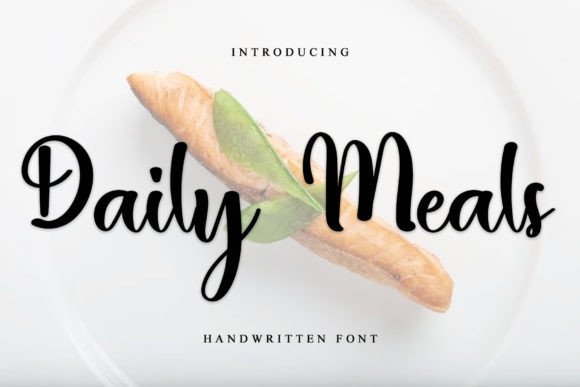 Daily Meals: A Handwritten Typeface That Elevates Campaign Design