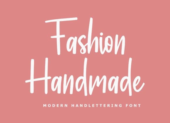 Fashion Handmade Font: Elegant Typography for Digital Design