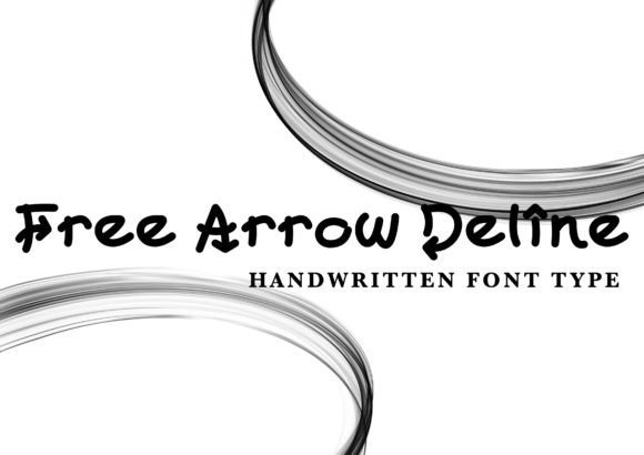 Free Arrow Deline Font