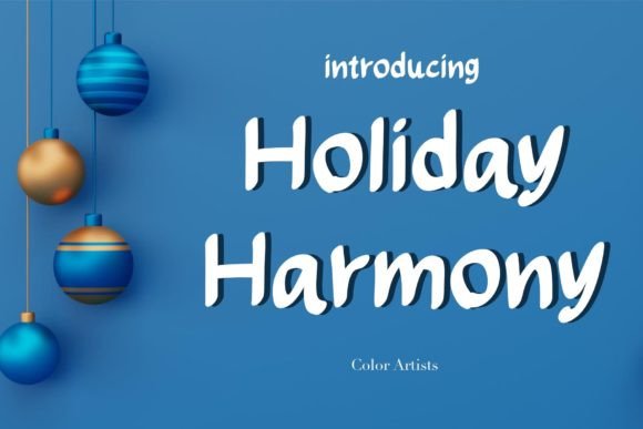 Holiday Harmony Font for Creative Projects