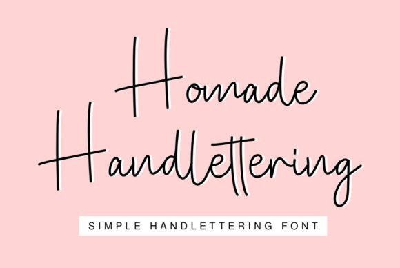 Homade Handlettering: A Display Typeface That Elevates Digital Design