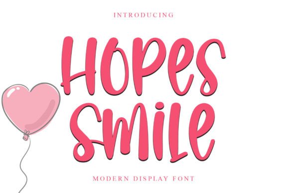 Hopes Smile Font for Creative Projects
