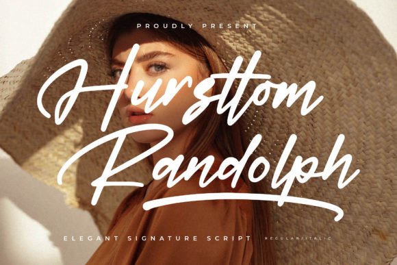 Hursttom Randolph Font for Web Design: A Script Amp Favorite