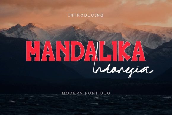 Mandalika Indonesia: A Elegant Script Font