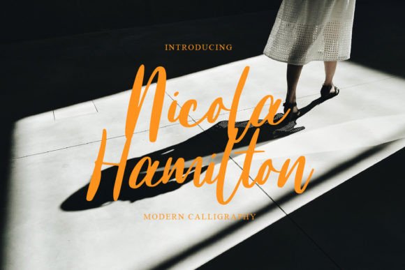 Nicola Hamilton Font: A Beautiful Script for Craft Creators
