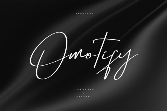 Omotify: A Handwritten Typeface for Editorial Elegance