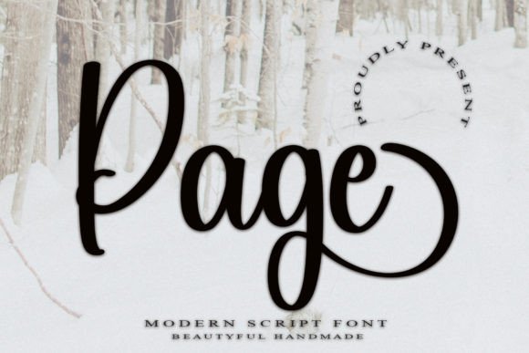 Page: A Script Font for Real Projects