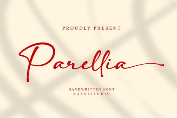 Parellia: A Luxurious Handwritten Typeface for Branding Projects