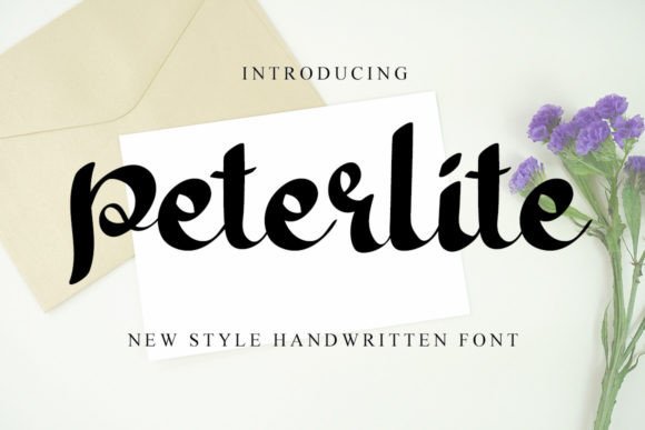 Peterlite Font Review: A Fresh Handwritten Typeface for Creative Projects
