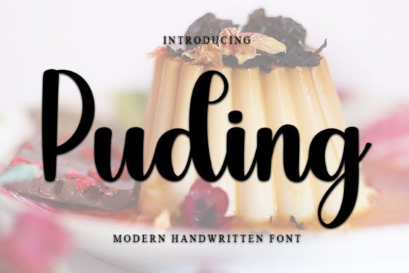 Puding: A Beautiful Handwritten Font