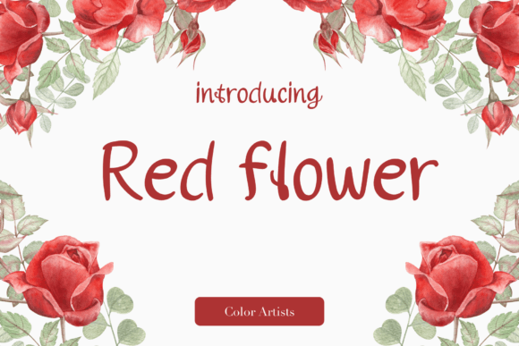 Red Flower: A Beautiful Font for Business