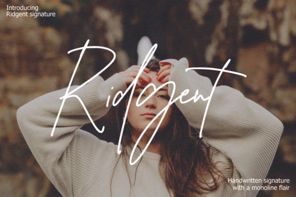 Ridgent: A Handwritten Font That Elevates Digital Branding