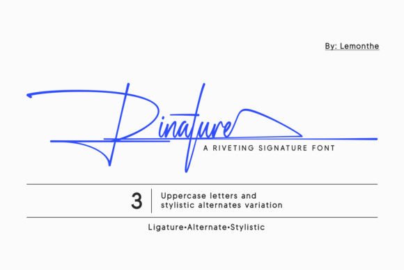 Rinature: A Stylish Font for Business