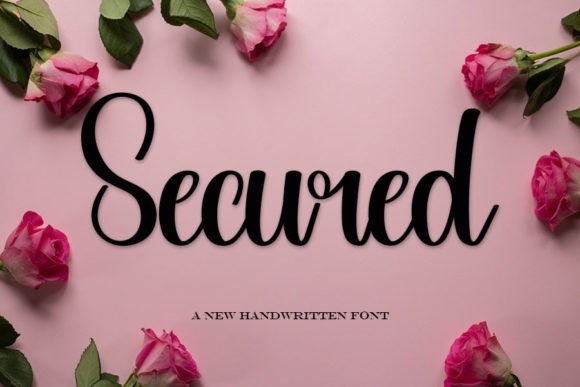 Secured: A Handwritten Font for Elegant Design