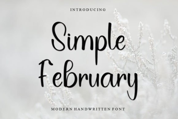 Simple February Font for Campaigns