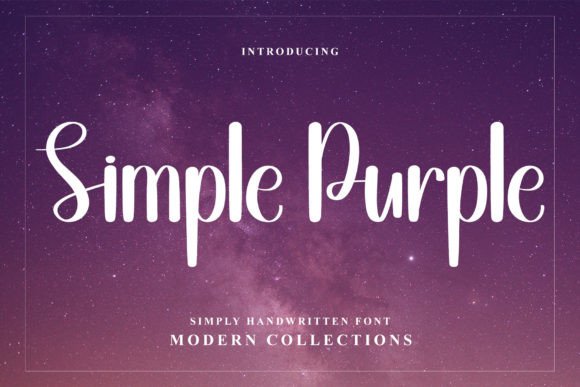 Simple Purple Font for Bold Campaigns