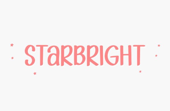 Starbright: A Handwritten Font for Creative Projects