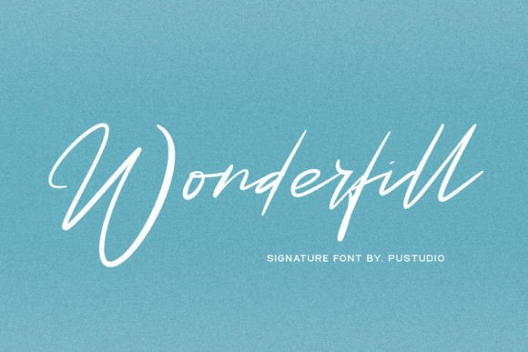 Wonderfill: A Luxurious Script Font